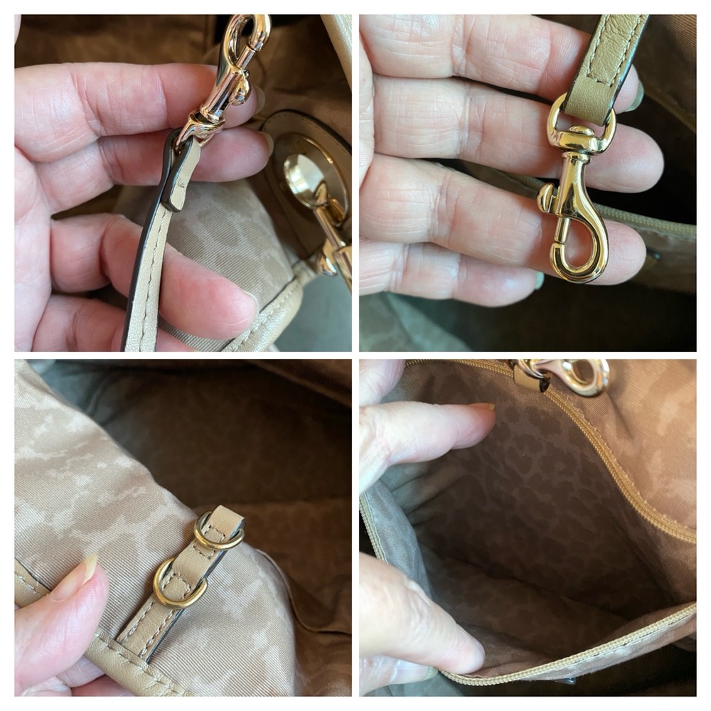 Coach Hadley XL Exotic Python Embossed Leather Du… - image 6